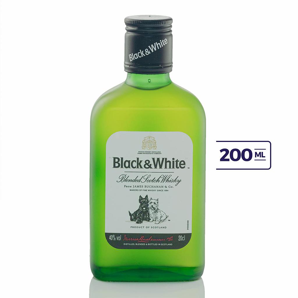 Black &amp; White  Whisky 200ml