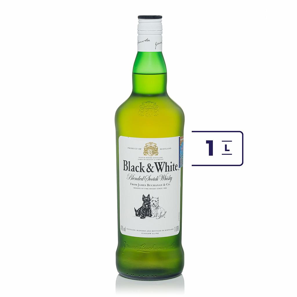 Black &amp; White Whisky 1L