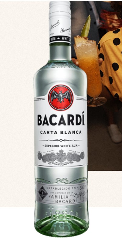 Bacardi Carta Blanca 980ML